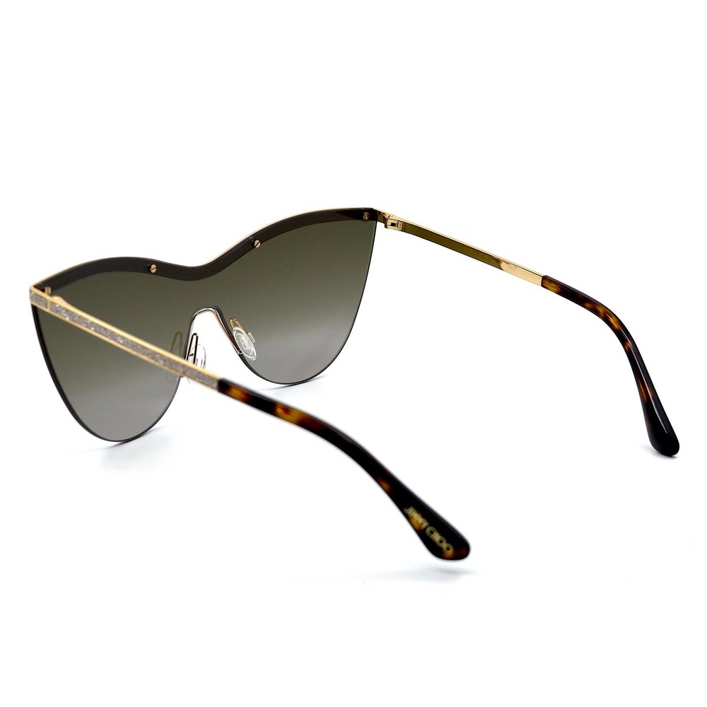 JIMMY CHOO KRISTEN/S GOLD BROWN GRADIENT WOMEN'S SUNGLASSES - Picture 9 of 14